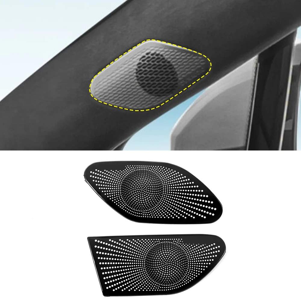 For BYD Song L EV 2023 2024 2025 Car Door Audio Speaker Cover Loudspeaker Pad Trim Frame Sticker Interior Accessories