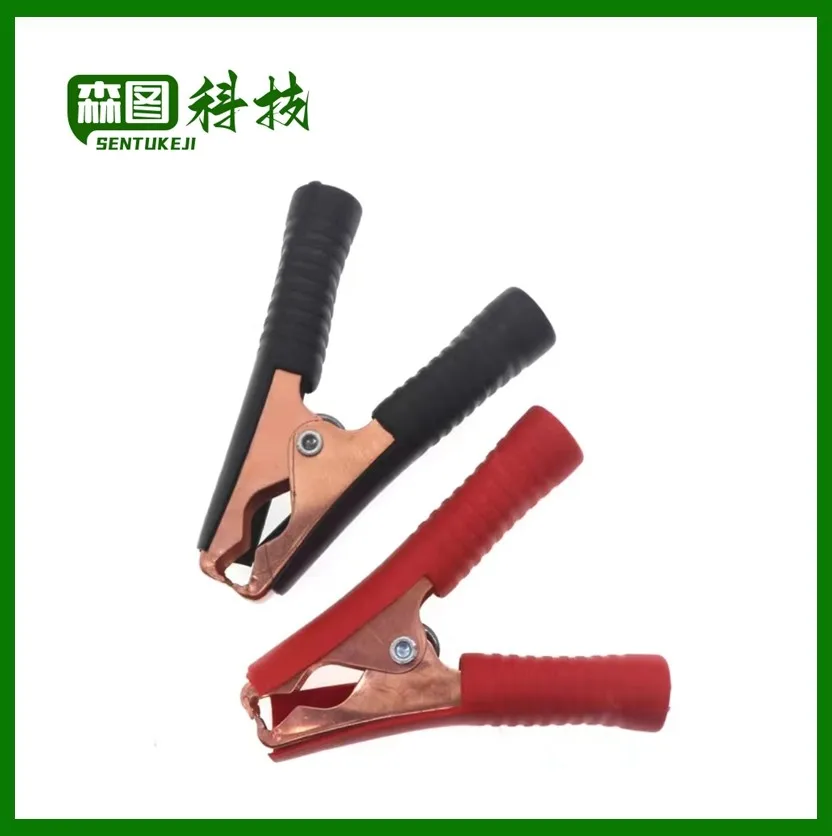 Hot Car Alligator Clips Battery Clamps Crocodile Clip 100A Red+Black