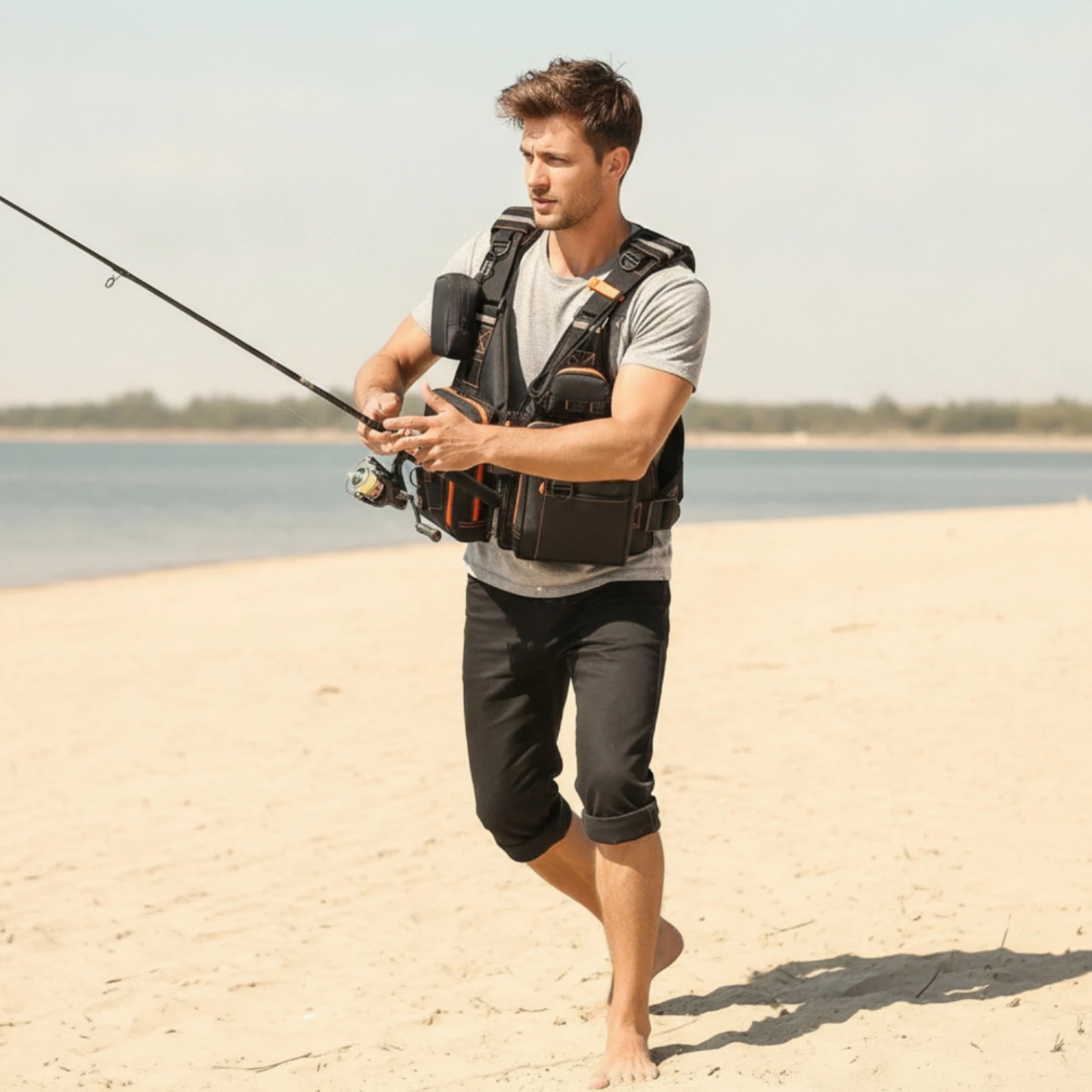 Life Jacket Buoyancy - Düdüklü Yüzdürme Yeleği Düdüklü Ayarlanabilir Can