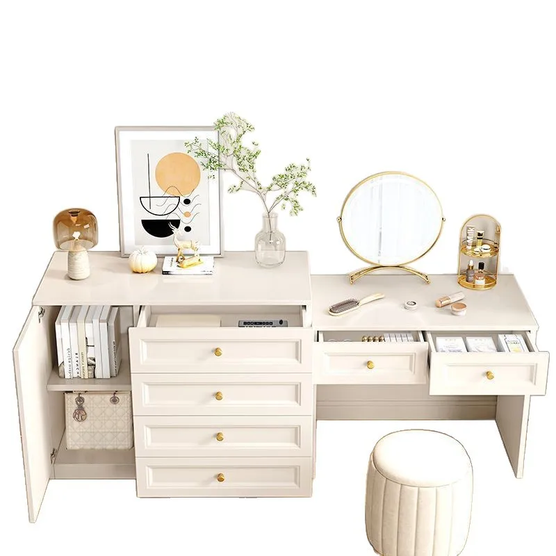 

French, light luxury, dressing table, bedroom, makeup, living room, combination Internet celebrity chest