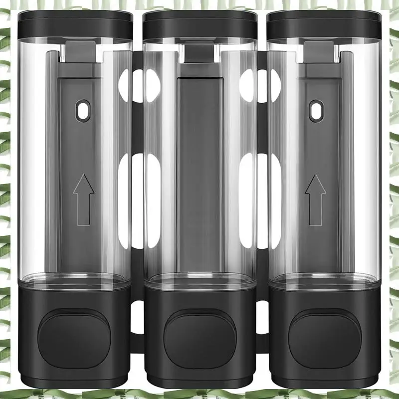 Professionelles Werkzeug, 3-in-1-Raum-Wandmontage, Badezimmer-Duschpumpenspender und Organizer – kann für Shampoo und Klimaanlage verwendet werden