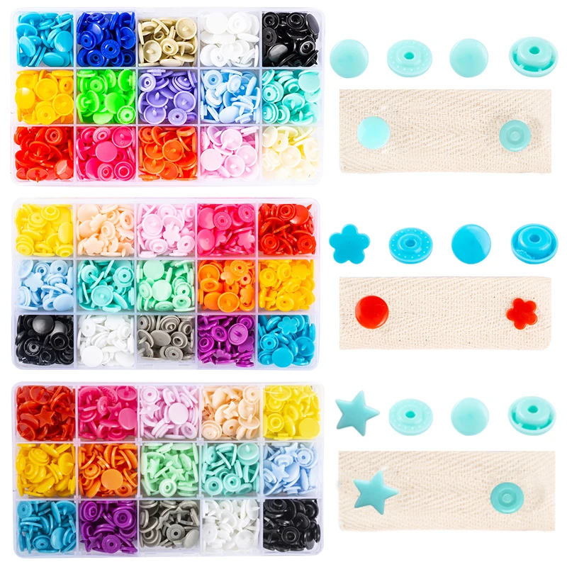 270 Bộ T5 Nhựa Khóa Hít Nút Áo - đánh giá và giá Snap Fastener Set