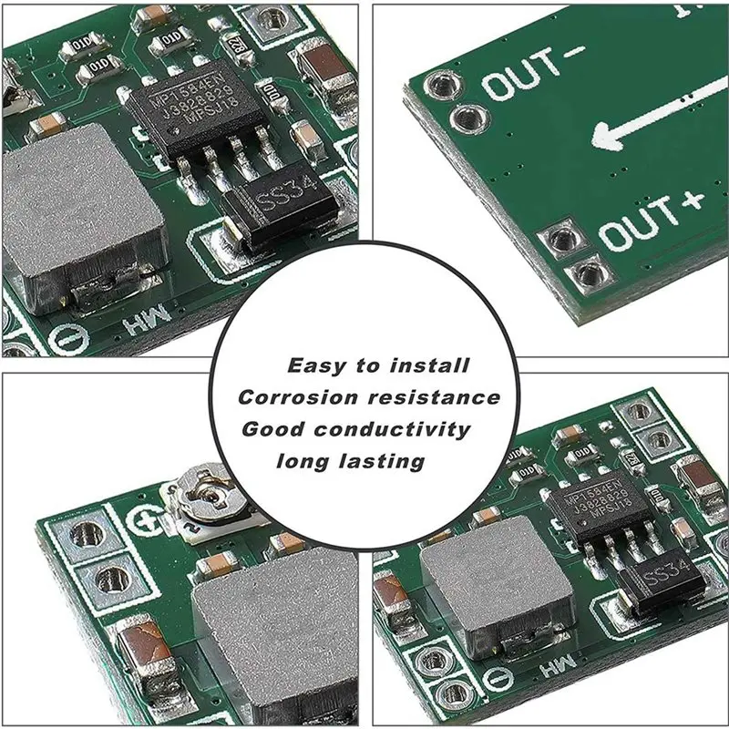 A36T-120PCS MP1584 DC-DC Step Down Power Supply Module 3A Adjustable Buck Converter For Arduino Replace LM2596 24V 12V 5V 3V