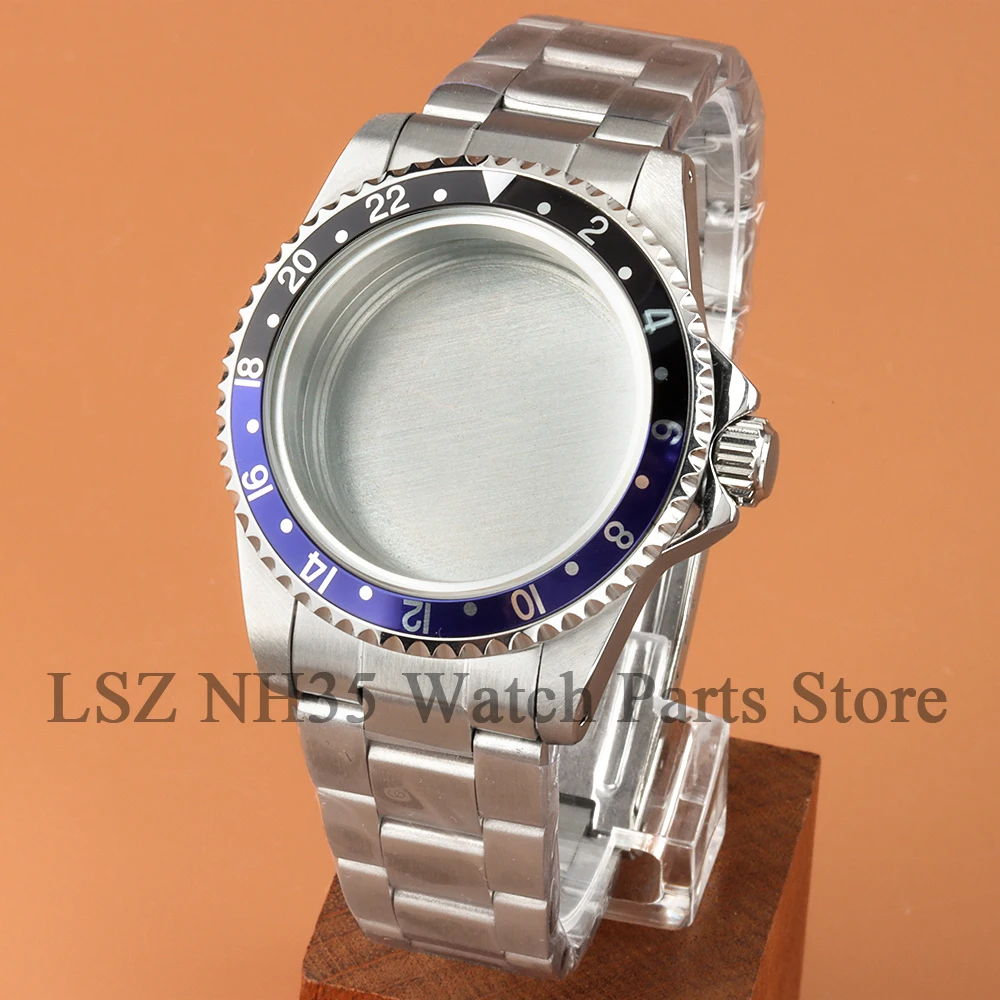 

NH35 винтажный корпус часов 39,5 мм для модифицированного браслета Submariner Oyster Jubilee с сапфировым стеклом подходит для NH35 NH36 механизм 28,5 мм циферблат