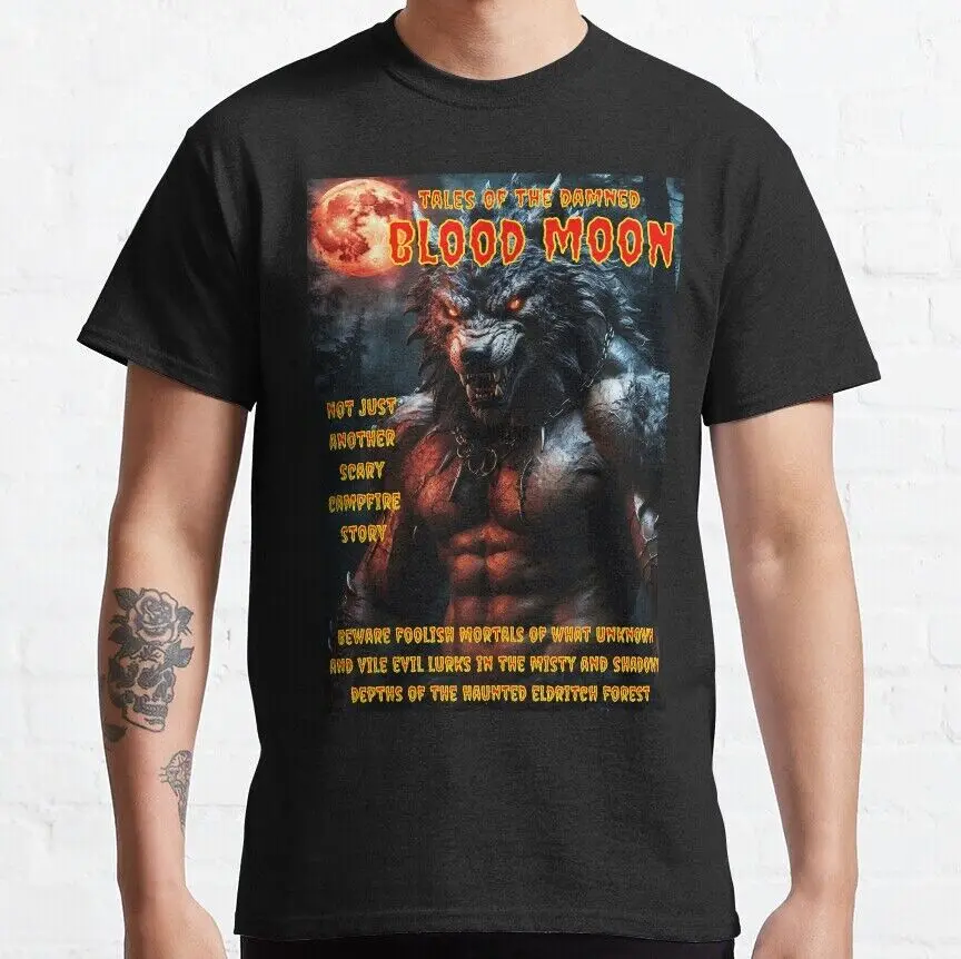 

Blood Moon - Book Cover Classic Retro Vintage T-Shirt, S-5XL