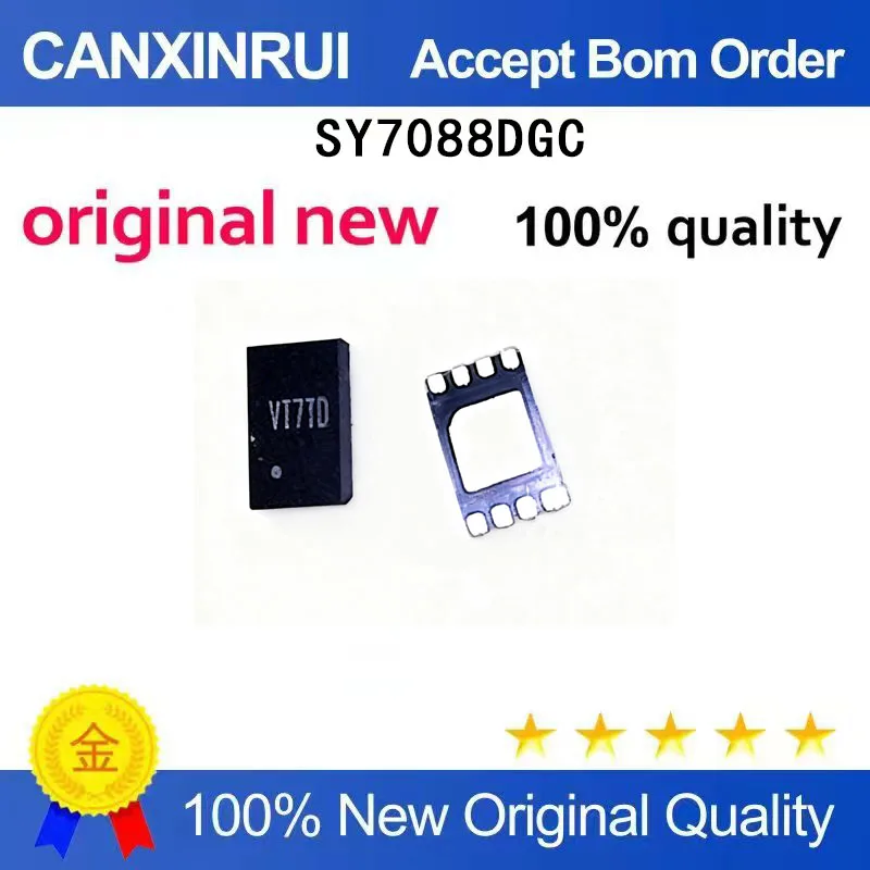(5-100 Pieces) New SY7088DGC silk screen VT start DFN-8 output disconnect function synchronous boost regulator