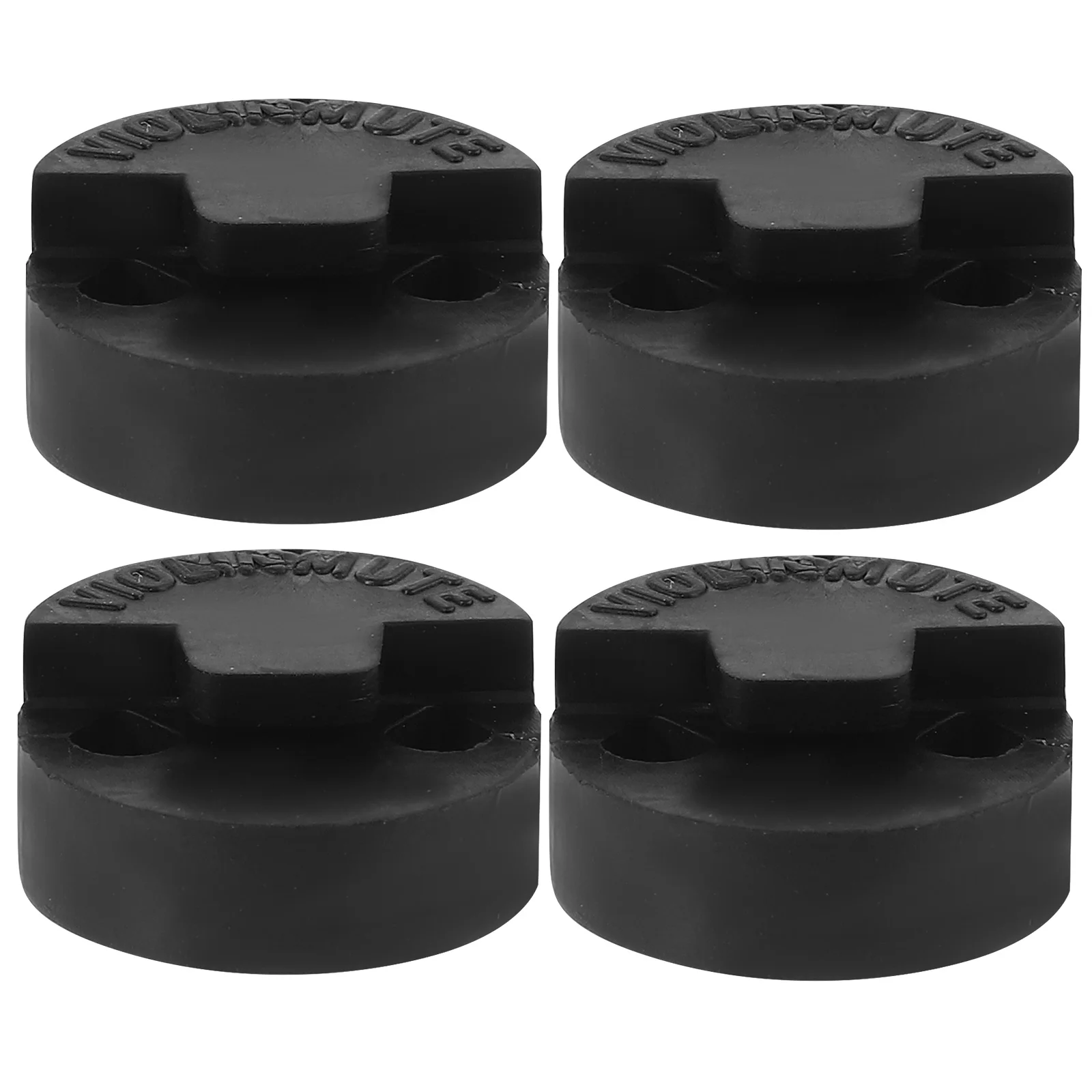 

4 Pcs Violin Mute Metal Practice Viola Equipment Quiet Gadget Accessory Rubber Cushion