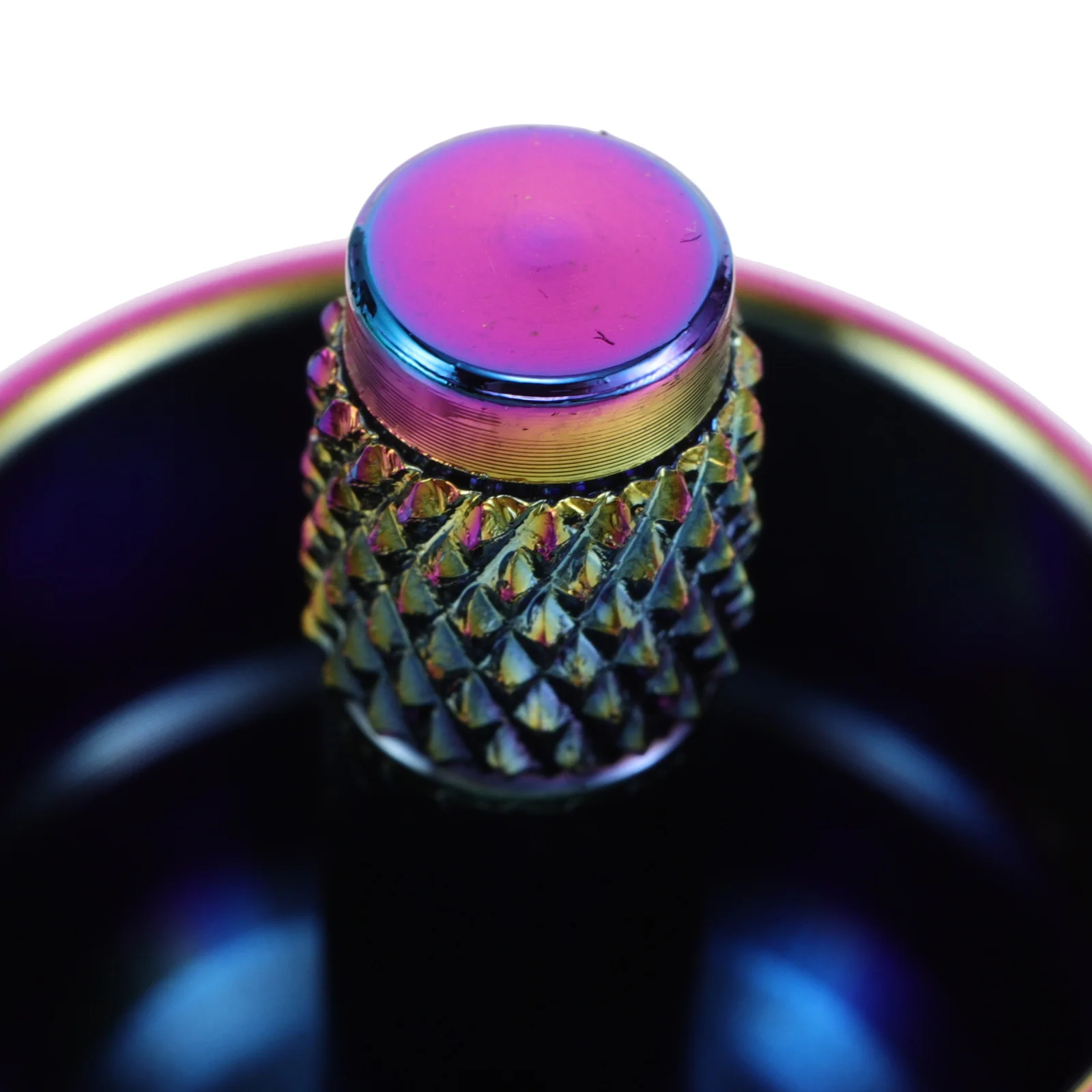 Metal Gyroscope Spinning Top Unique Mushroom Design Flip Over Desk For Adults Precision Decorative Gyroscope