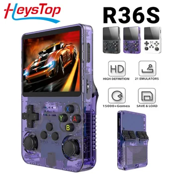 휴대용 비디오 게임 콘솔, 리눅스 시스템, 3.5 인치 IPS 스크린, 3500mAh, 오픈 소스 콘솔, 64GB, R36S Best5 휴대용 비디오 게임 콘솔, 리눅스 시스템, 3.5 인치 IPS 스크린, 3500mAh, 오픈 소스 콘솔, 64GB, R36S Best5