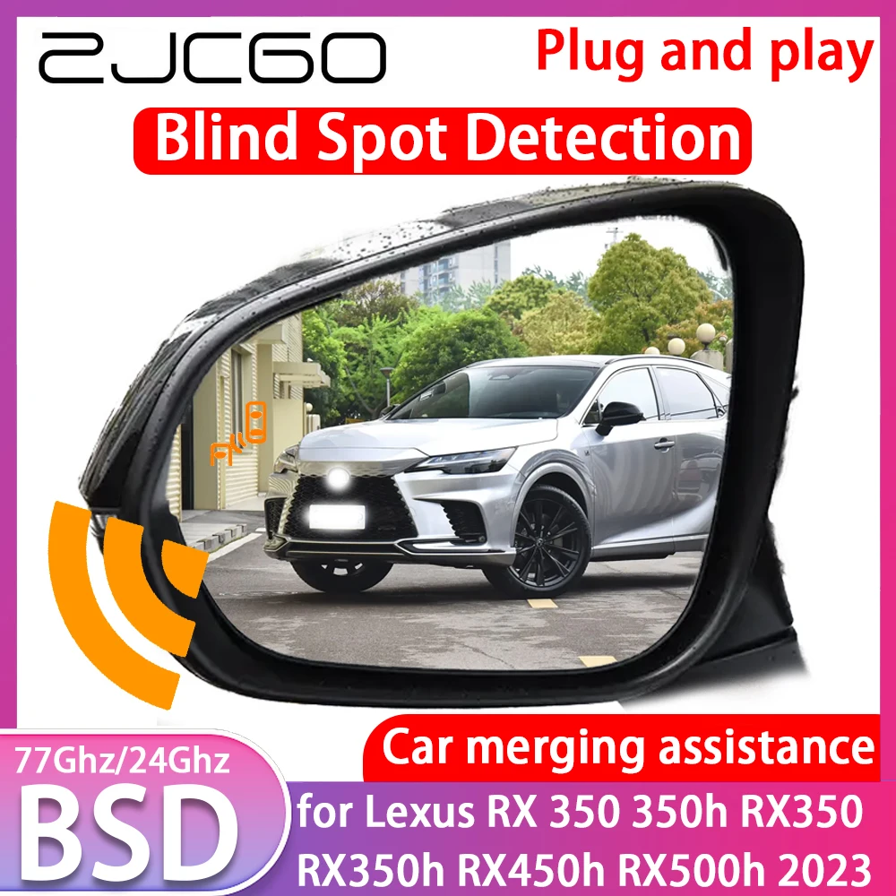 ZJCGO for Lexus RX350h RX350 RX350h RX450h RX500h Blind Spot Detection Car BSD BSA BSM System Driving Warning Radar Alert Mirror