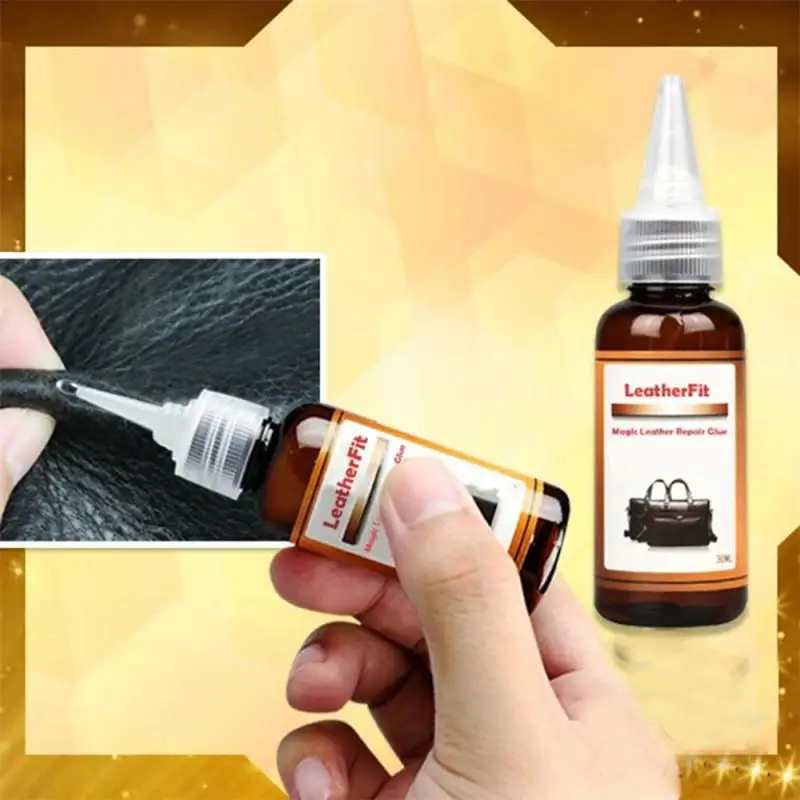 30ml Leather Sofa Leather Furniture Car Seat Leather Repair Glue Leather Cleaner Household Cleaning Tools Adhesives Repair Glue