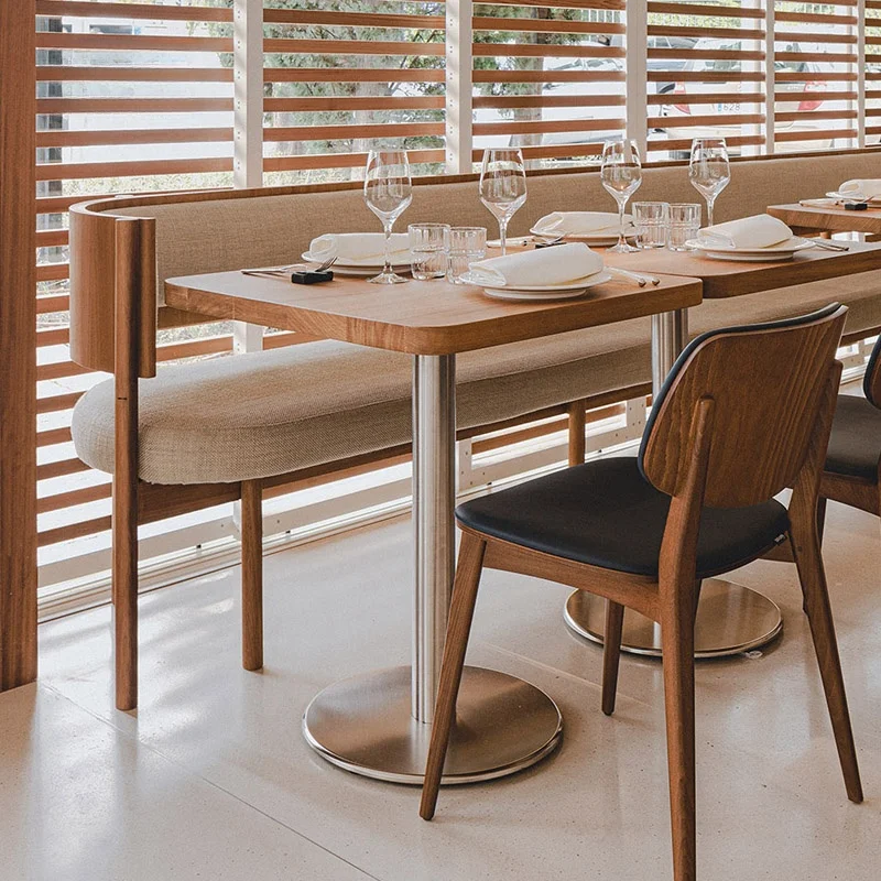 

Wholesale Luxury Commercial Restaurant Furniture Hotel Cafes Restaurant Tables and Chairs Modern Restaurant Set