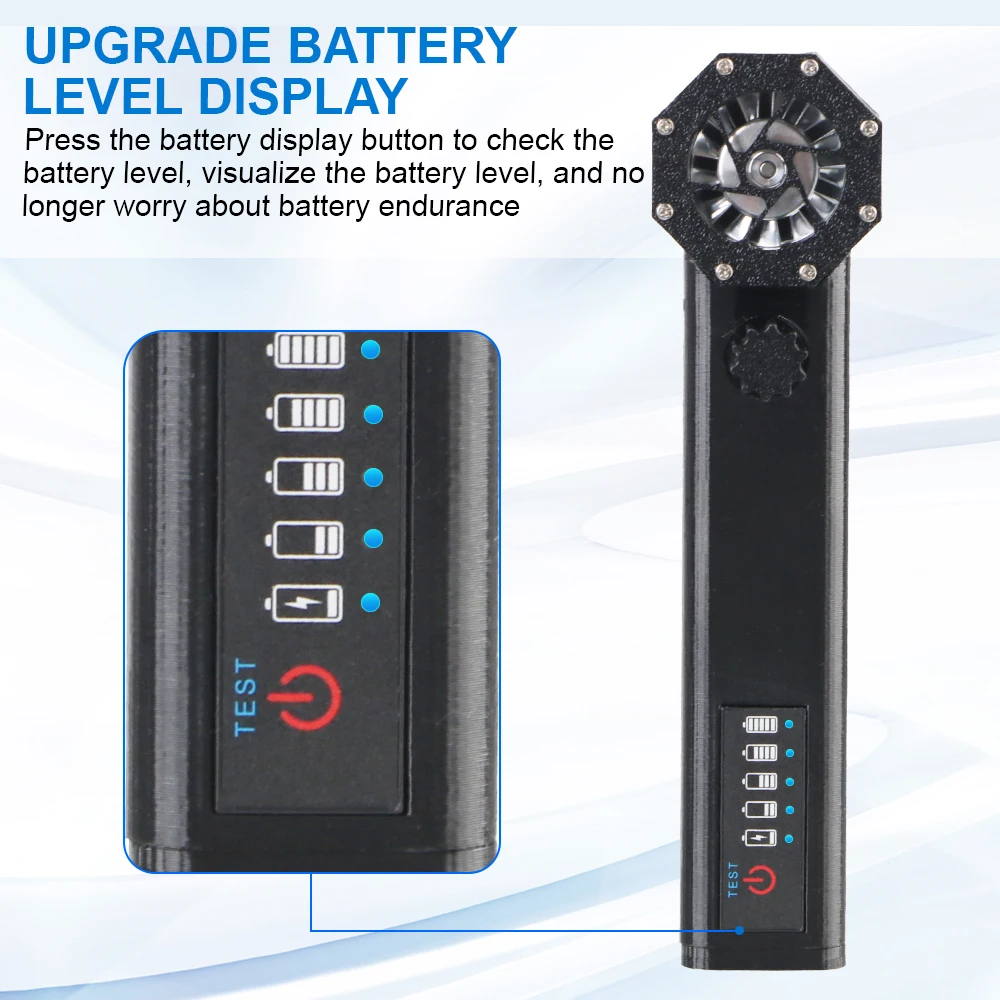 Turbo Jet Fan Reinigingsblazer Gereedschap Elektrische luchtstofdoek Draagbaar 140000 RPM Auto Blazende Sneeuwknop Traploze Snelheidsregeling