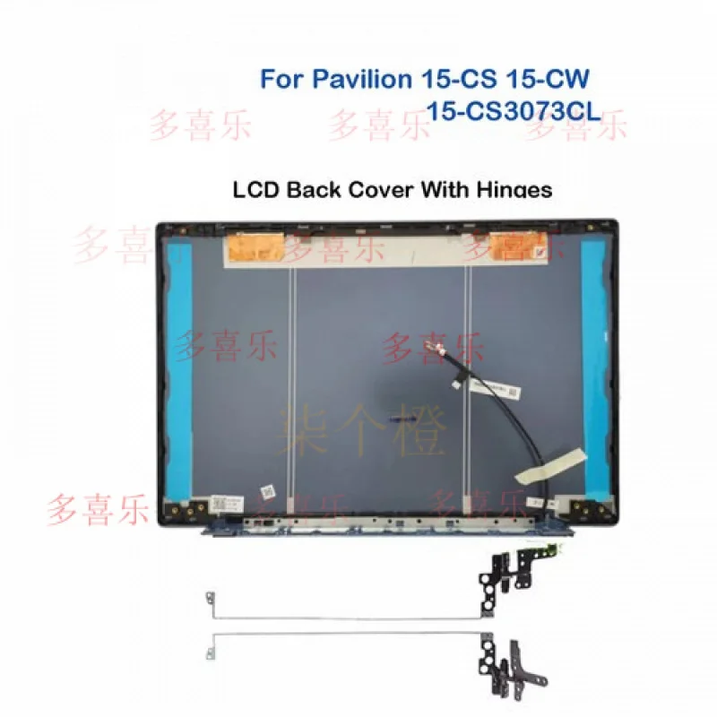 

Новинка WW для HP Pavilion 15-CS 15-CW, задняя крышка ЖК-дисплея, задняя крышка с петлями L51799-001, США