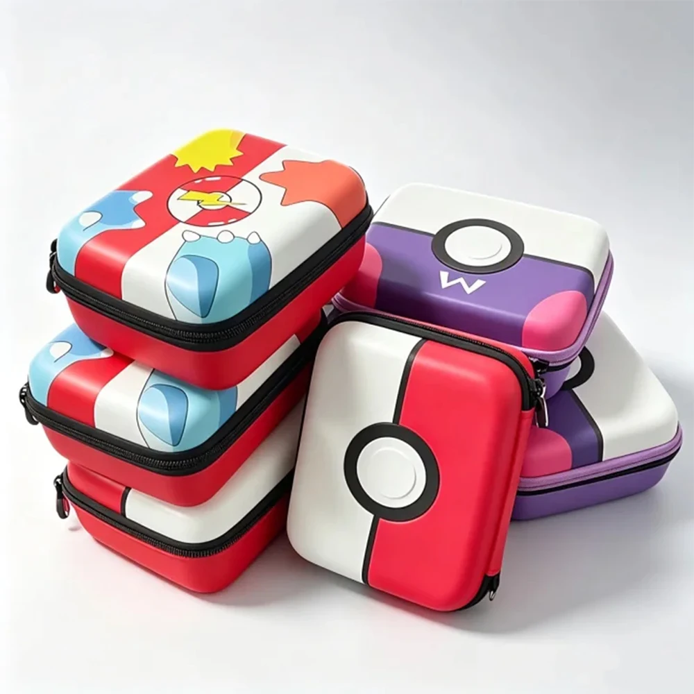 400+ Game Car Album Hard Shell Storage Bag Holder Box PTCG MTG Trading Collection Folder Anime Yugioh Shining Kids Toy