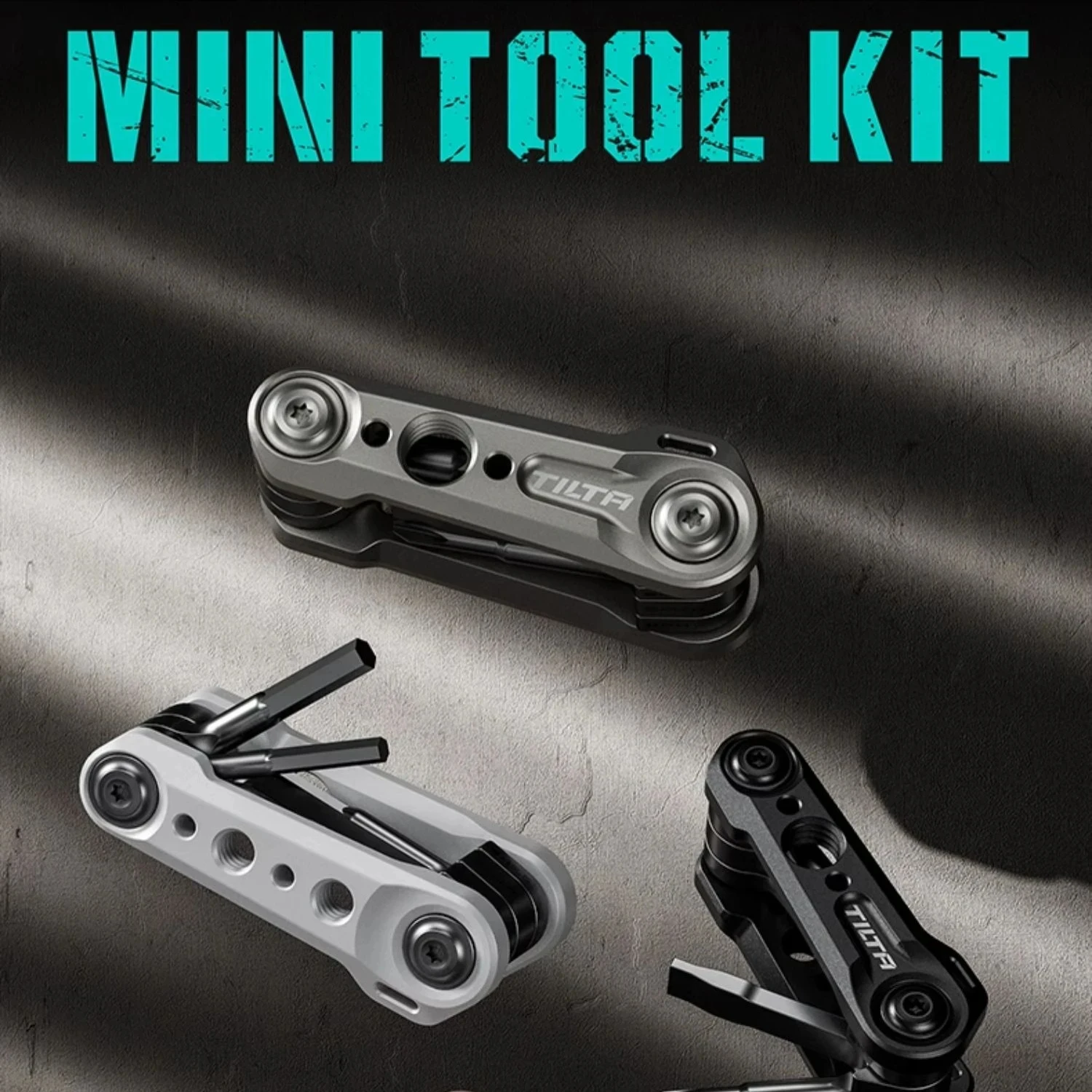 TILTA TA-MMT Multi-Functional Mini Tool Kit Black/Titanium Gray Screwdriver Alley key