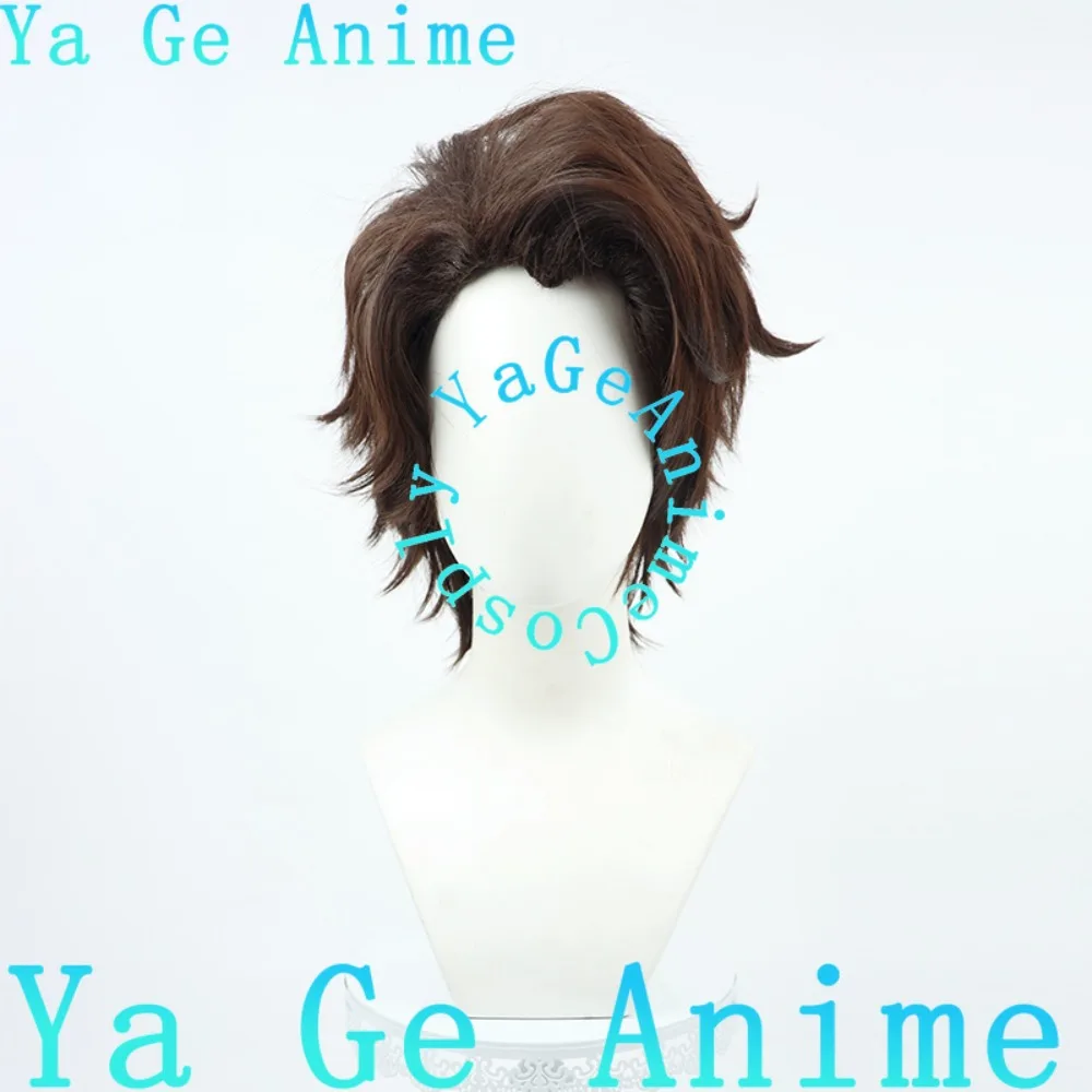 Ya Ge أنيمي مخزن بليتش أيزن Sōsuke شعر مستعار تأثيري أنيمي عرض الواقع لعبة لعب الأدوار شعر مستعار تستخدم لحفلات الرقص أنيمي