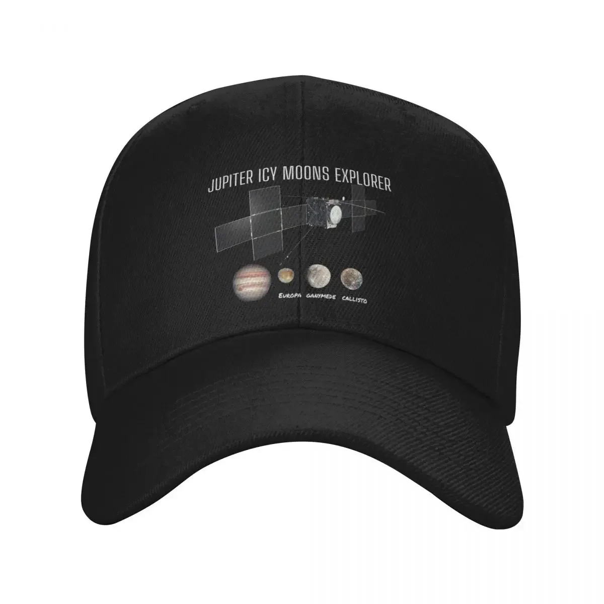 JUICE Mission by ESA and JAXA: Show Your Support for Jupiter Icy Moons Exploration by ESA - Perfect for Astronomers Baseball Cap