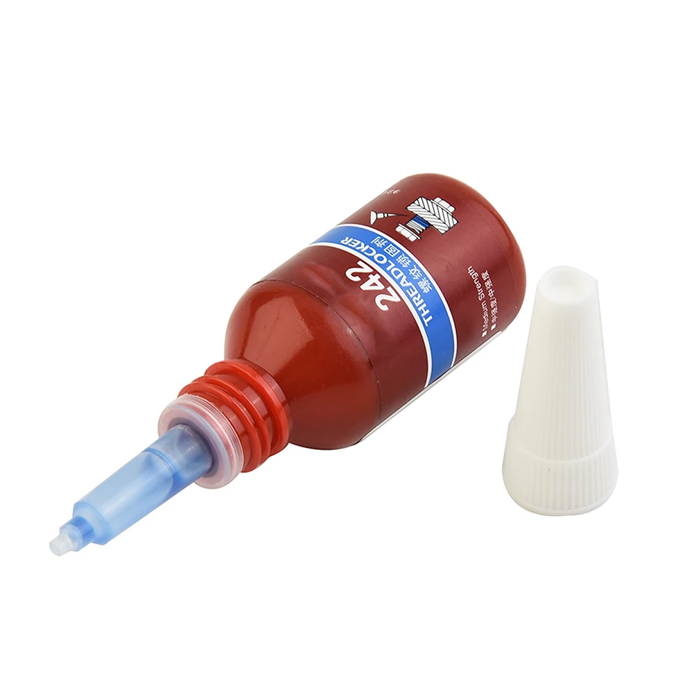 10ml Medium Strength Threadlocker Blue Threadlocker Adhesive 242 Thread Locker Blue Screw Glue Agent Anaerobic Glue Anti-loose image 4