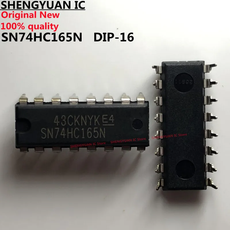 10 Pz/lotto SN74HC165N DIP-16 SN74HC165 74HC165 8 BIT REGISTRI A CAMBIO PARALLELO 100% nuovo importato originale 100% di qualità