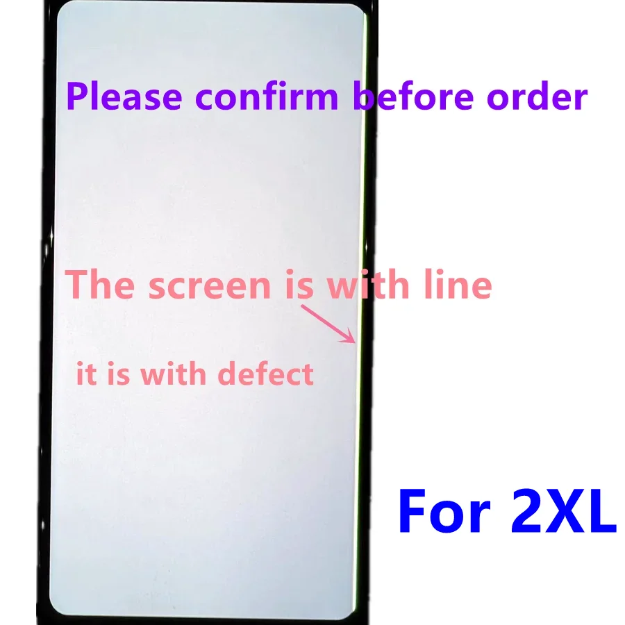 100% Original Pixel 2xl LCD For Google Pixel 2 XL LCD Display Touch Screen Digitizer Assembly Pixel 2 XL Screen Original LCD