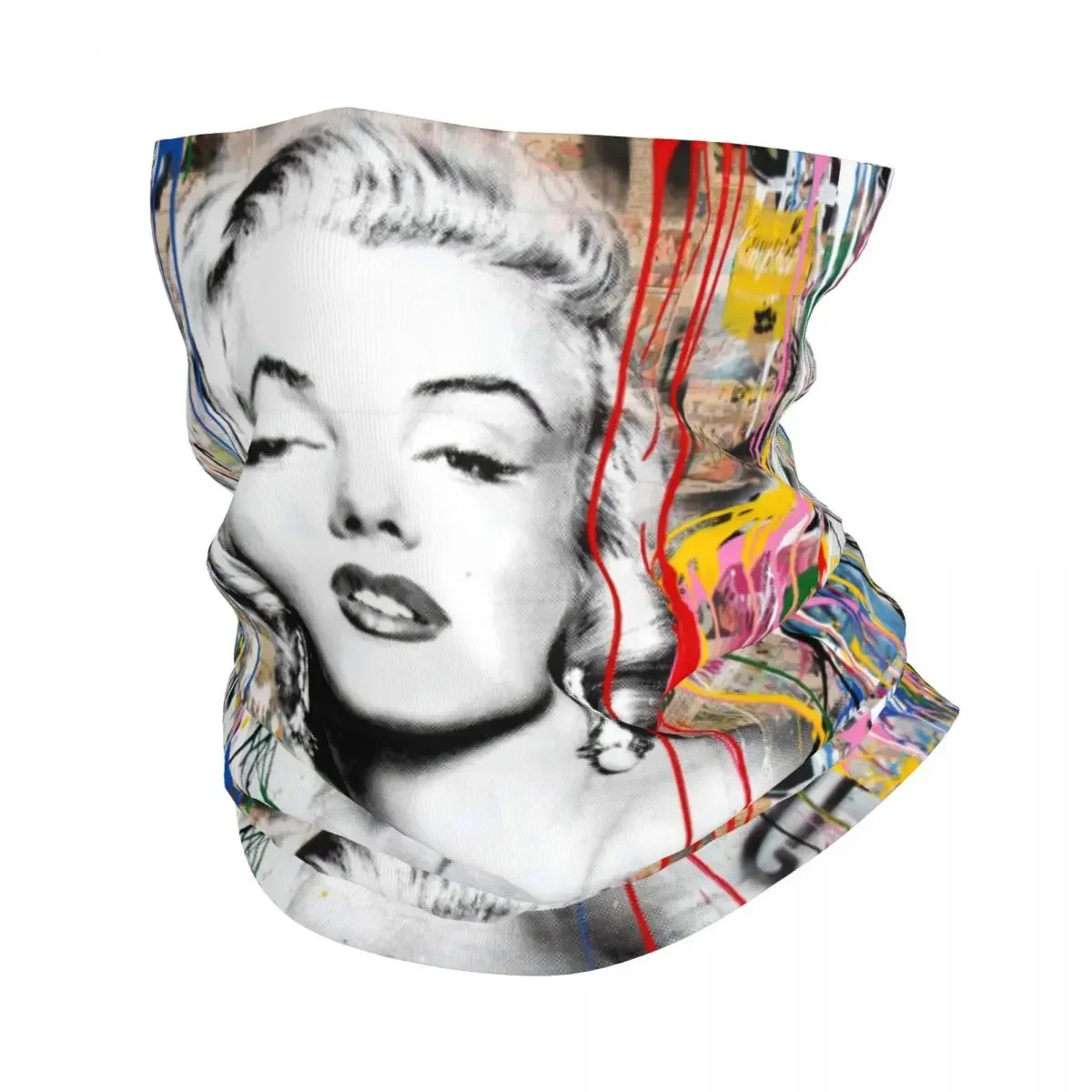 Sexy Golden Girl Monroe Marilyns Fan Art Bandana Neck Gaiter Windproof Face Scarf Cover Women Men Headwear Tube Balaclava