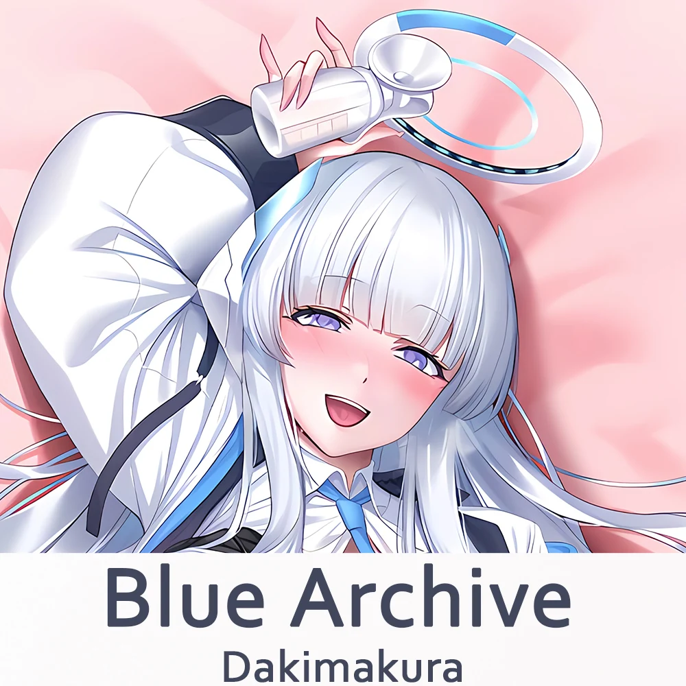 

Синий архив Ushio Noa Dakimakura 2WAY обнимающая наволочка для тела аниме наволочка
