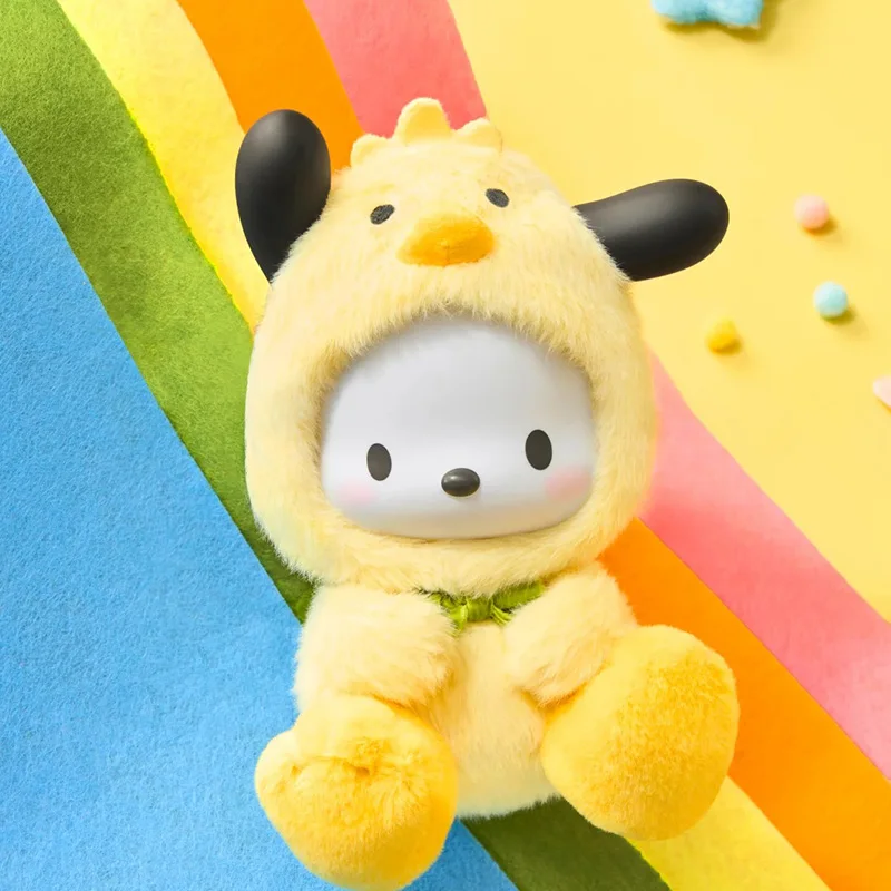 

Новая серия Sanrio Genuine With Friends: виниловая коллекционная фигурка-сюрприз (бокс-сюрприз), милый трендовый игрушечный аксессуар, подвеска для сумки, подарок на день рождения для детей