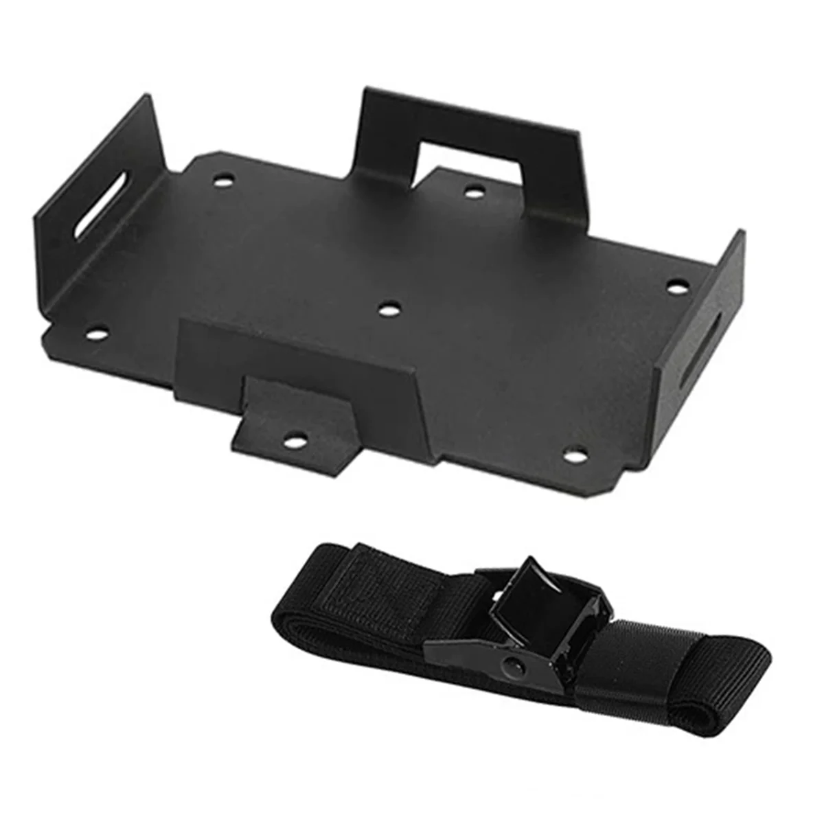 AA98 แบตเตอรี่ขนาดเล็กถาด Fit 12 V-6 V/6AH 7AH 8AH 9AH 12AH 15AH แบตเตอรี่และอื่นๆ, ปรับ Hold-Down STRAP แบตเตอรี่ MOUNT