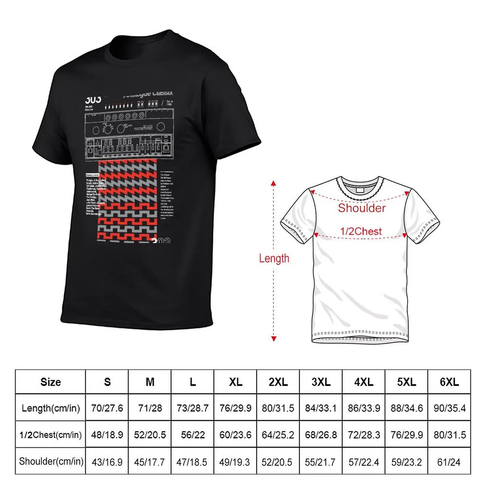 303 Classix T-Shirt Grafiken ästhetische Kleidung Herren T-Shirt Grafik