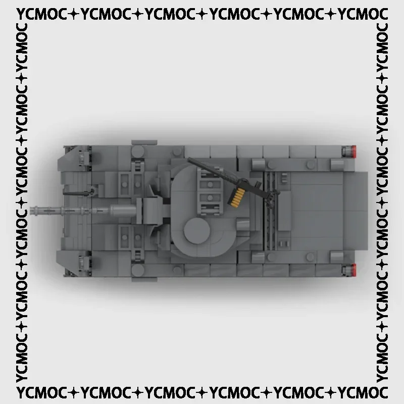 Moc Bouwstenen Militair Model Zware Tanks M4 Technische Bakstenen DIY Assemblage Constructie Speelgoed Voor Kinderen Vakantiecadeaus