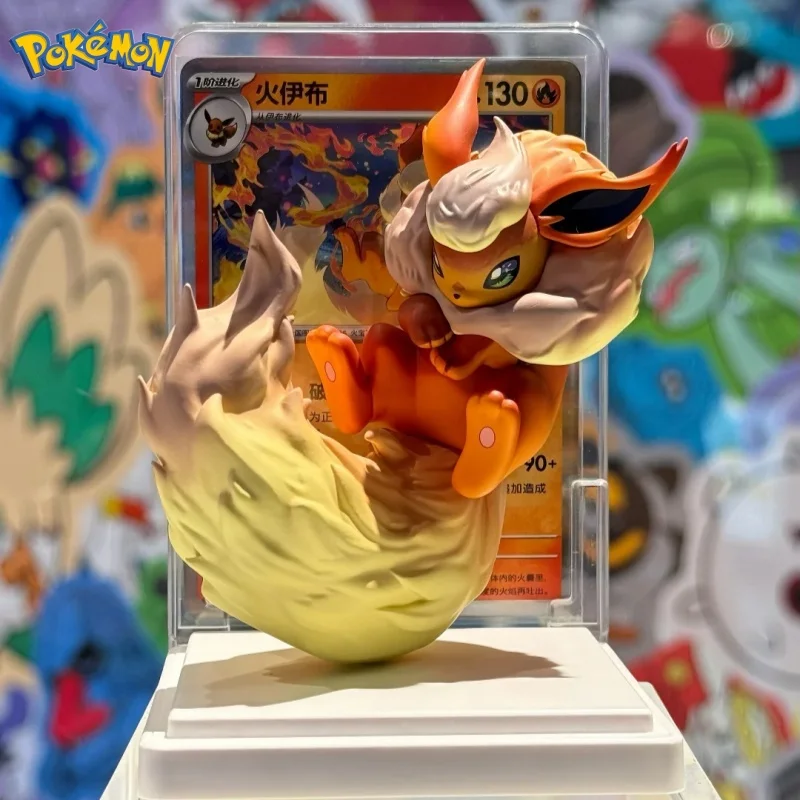 本物のポケモンドリームペインティング-vol3-イーブイールーション-アンブレオン-シルビーン-イーブイ-フィギュアセット-ブラインドボックス-アニメモデル-おもちゃ-オーナメント-ガールギフト