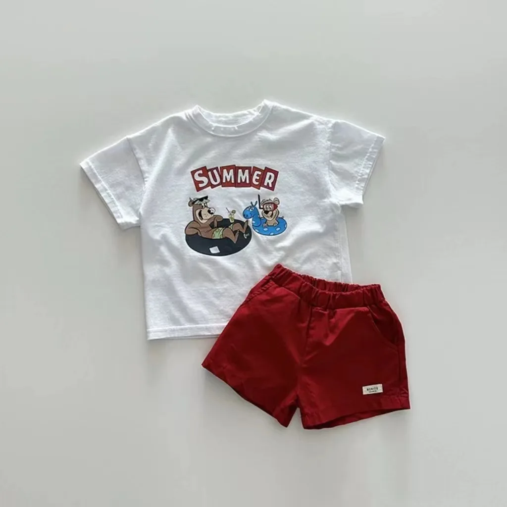 Children\'s clothing 2024 summer clothing new 0-1-year-old baby simple design polka dot comfortable shorts k 2 4 0 4 5