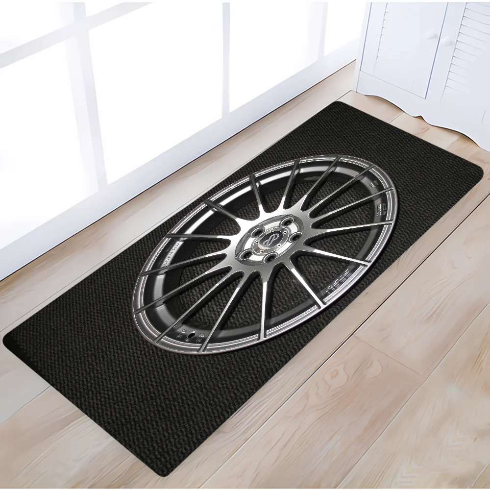 Enkei Balcony Foot Mat Floor Mats Super Absorbent Bathroom Rug Doormat Entrance Door Rugs Non Slip Carpet for Kitchen Bath Room