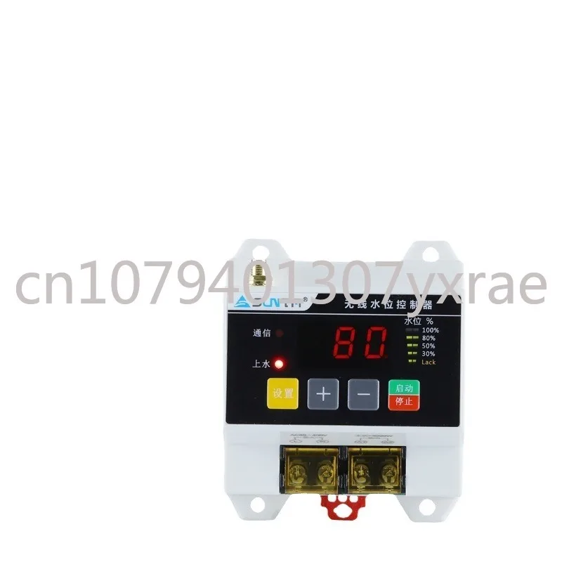 Automatic Wireless Remote Water Level Controller Water Pump Tank Water Tower 220V Liquid Level Remote Control Floating