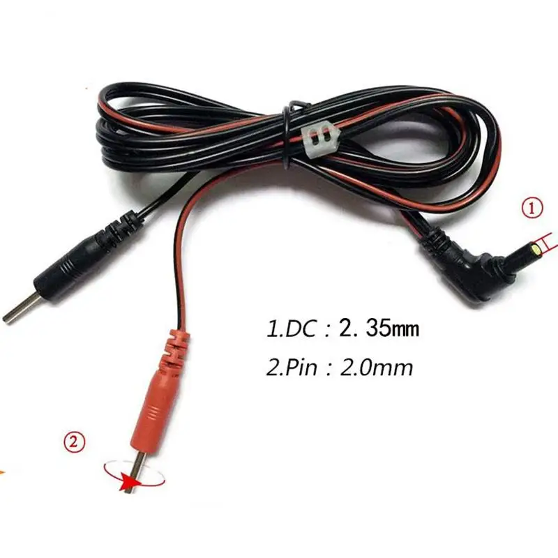 1.2/1.5M Replacement Electrode Cable Conductive Standard Pin Connection Wire For TENS Muscle Stimulator Digital Therapy Machine