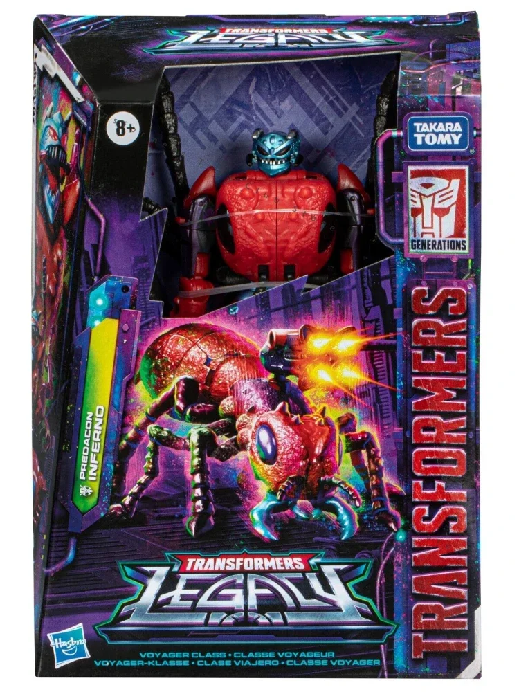 In Stock Takara Tomy Transformers Legacy Voyager Predacon Inferno Action Figures Collecting Hobbies Toy Gift Model