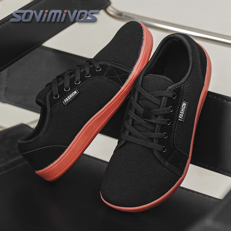 

New Minimalist Shoes for Men Wide Toe Barefoot Casual Sneakers Lightweigh Outdoor Running Zero Drop Male Sneaker Tenis Masculino