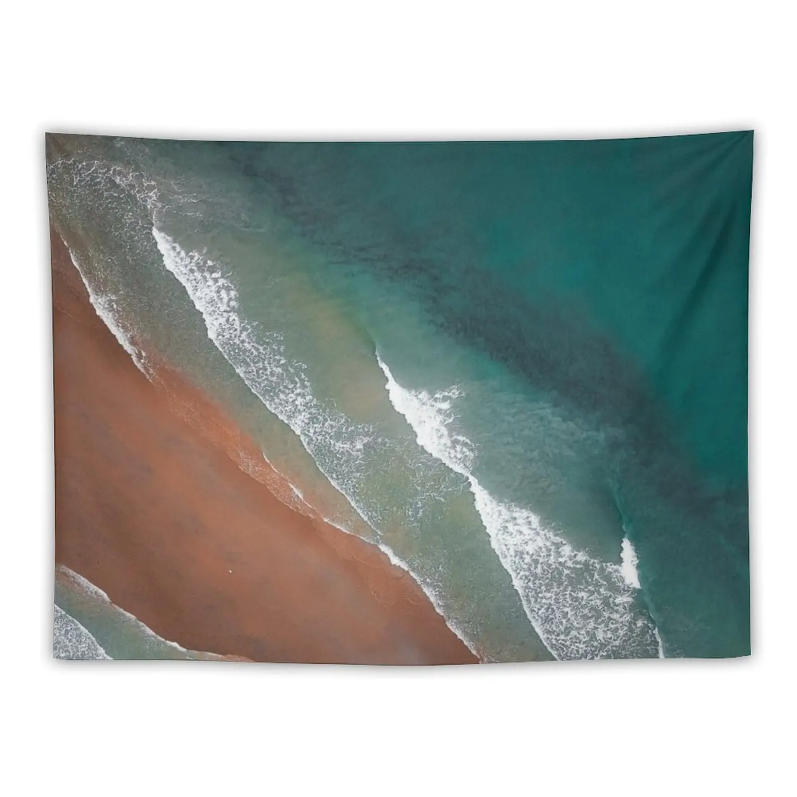 Emerald Copper Foamy Waves Tapestry Decor For Bedroom House Decorations Room Decorations Tapestry