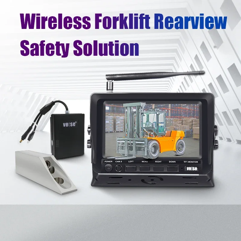 2.4GHz 1080P Stainless Forklift Camera System Forklift Camera Monitor Kits car reversing aid