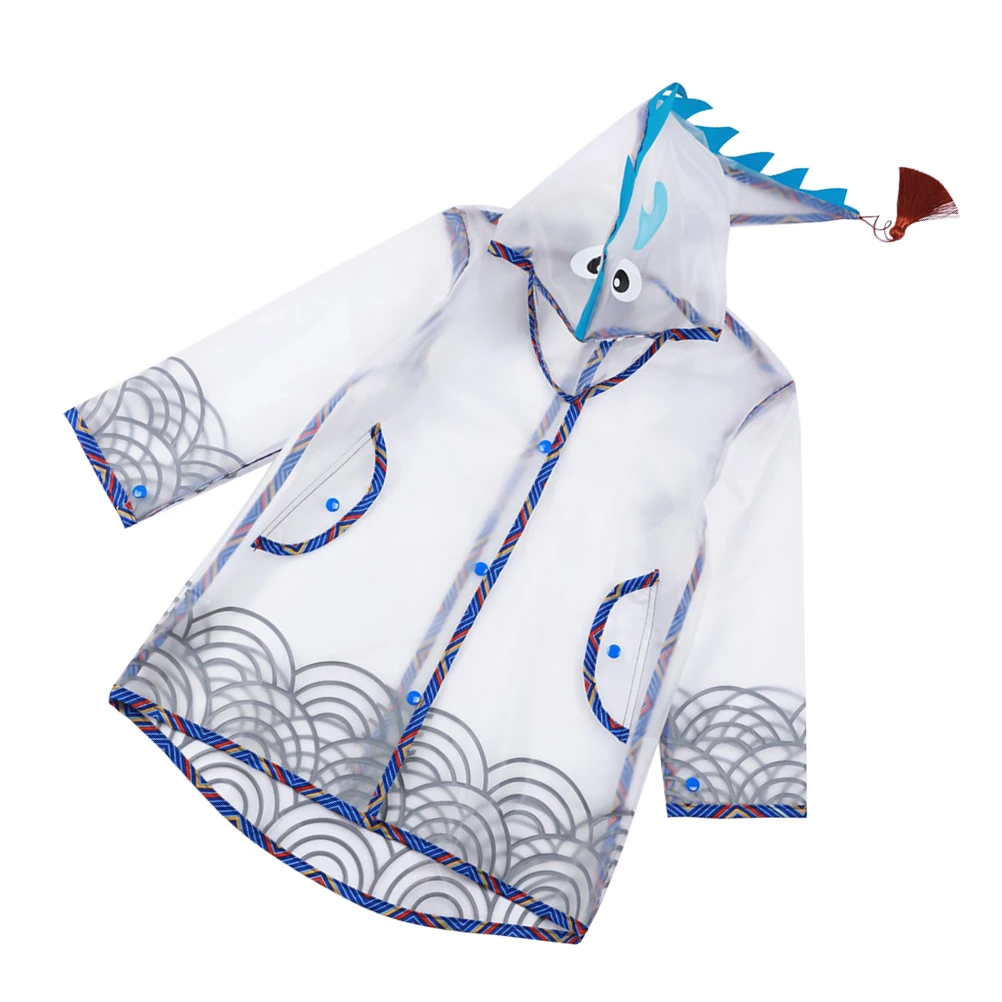 

Kids Waterproof Raincoat EVA Material Portable Safe Practical Rainwear Lightweight Travel Camping Hiking Outdoor Activities
