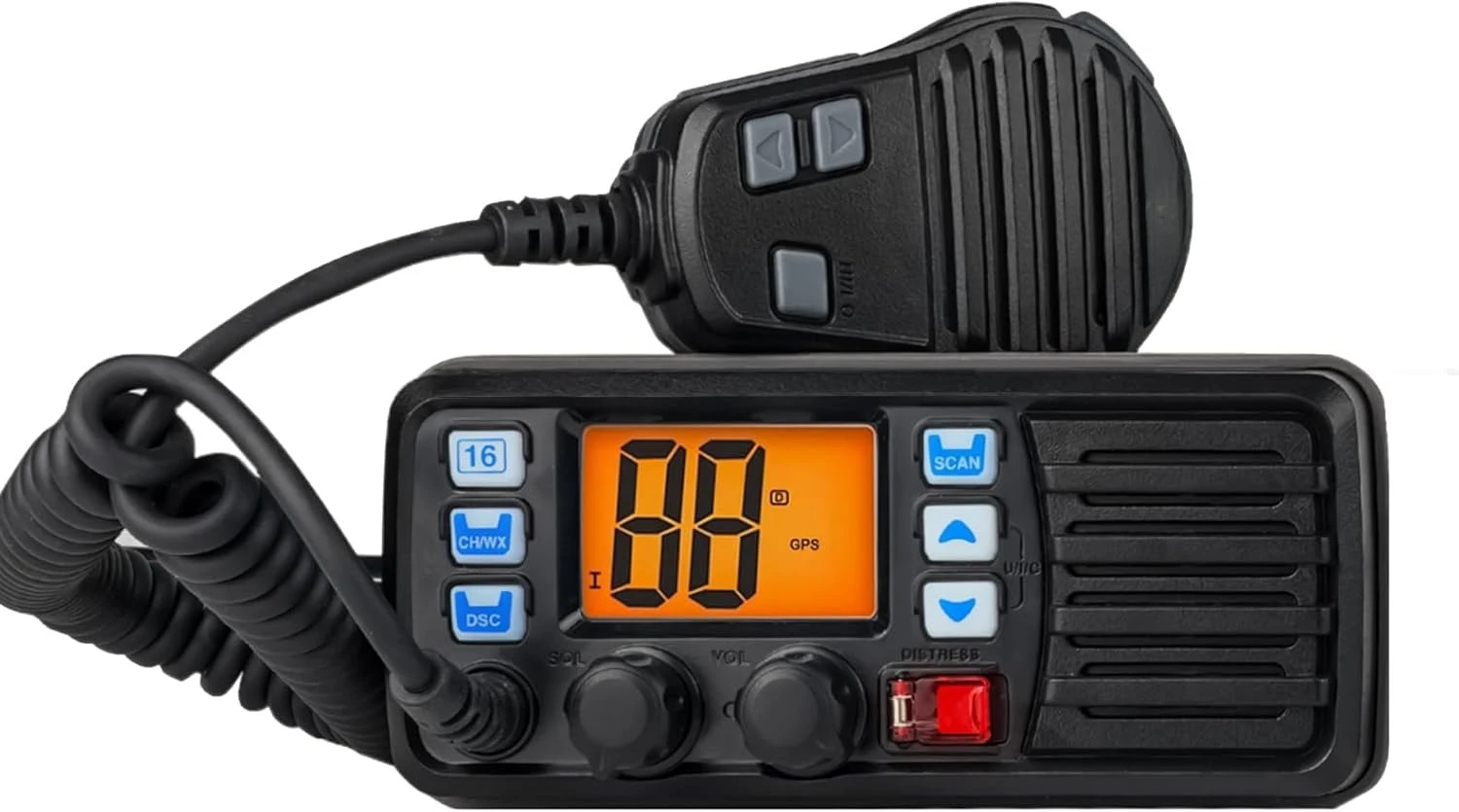 RM20 Radios Fixed Mount, Marine Band Radio with Built in GPS,DSC,IP67 Waterproof,High Power,NOAA Weather, International Channels