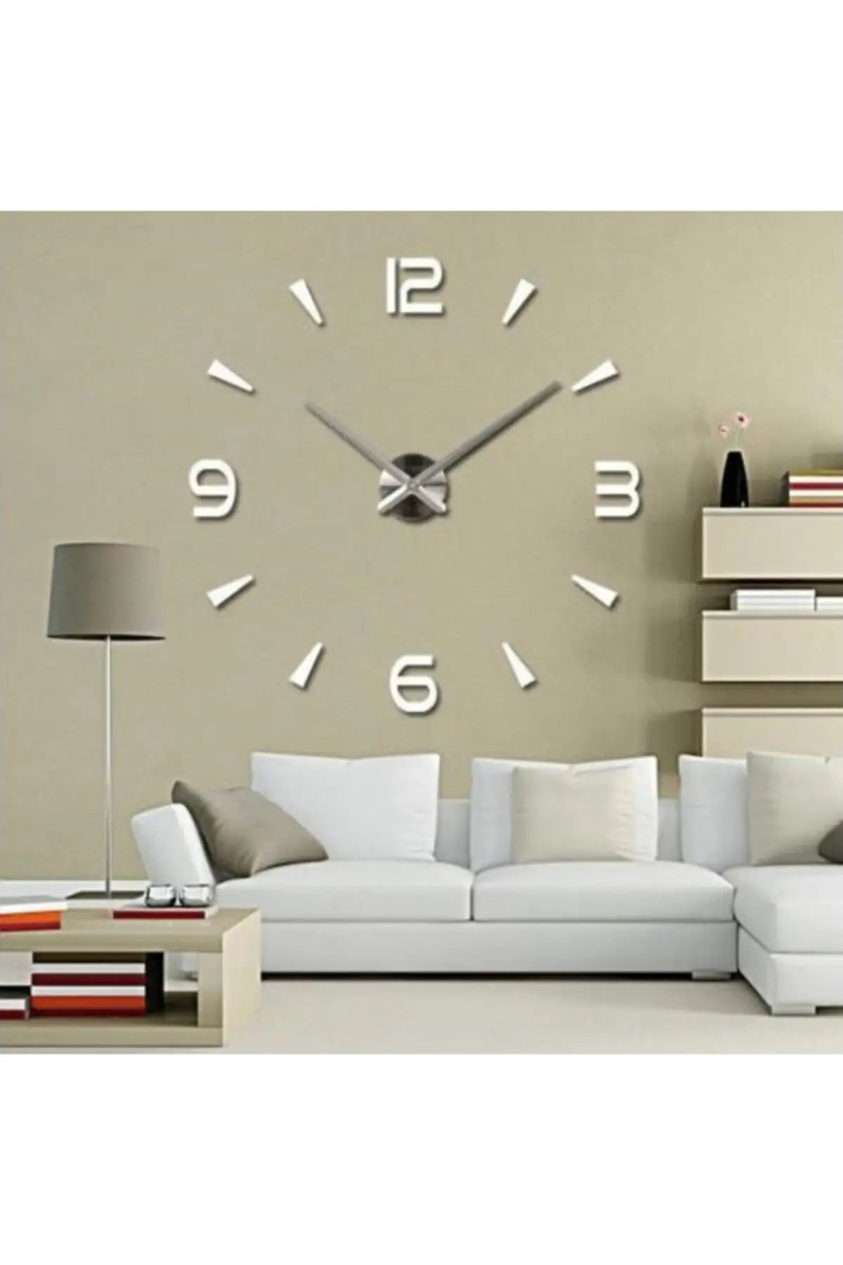 Uras 3d Decorative Wall Clock Plexi Wall Clock Creative Home Decor