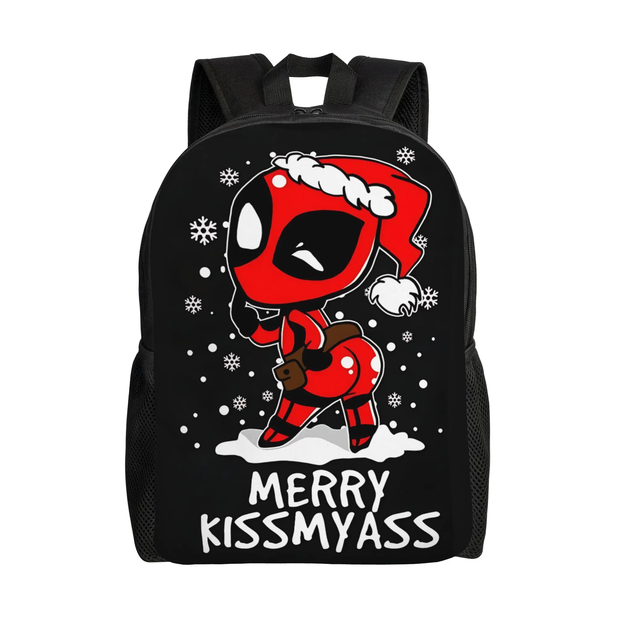 

1PC Backpack Deadpool Fashion Backpacks Daypack Portable School Zipper Closure Rucksack