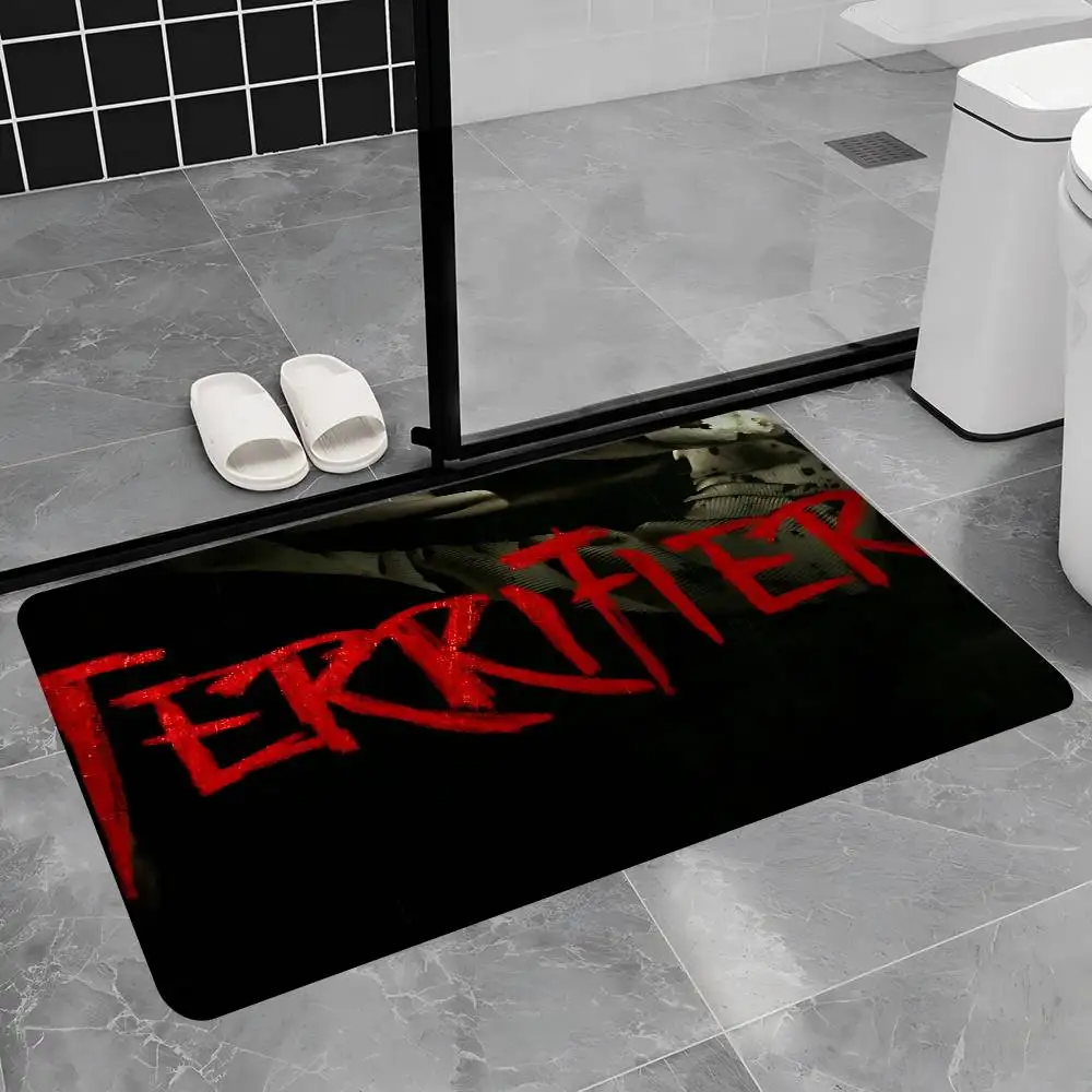 Halloween Horror Clown T-terrifierS movie Floor Mat Cheaper Anti-slip Modern Living Room Balcony Printed Bedside Mats