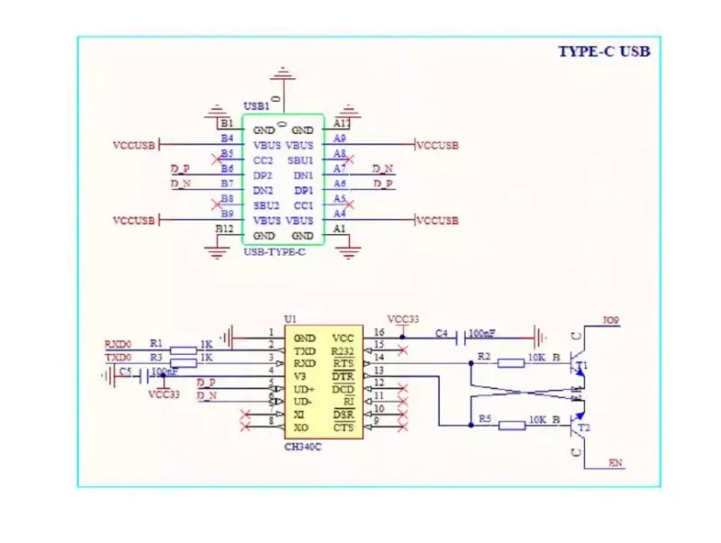 Die ESP32-C2-Entwicklungsplatine ist mit einem ESPC2-12-Modul ausgestattet, das mit dem ESP8684-DevKitM-1 kompatibel ist. – Detail 7