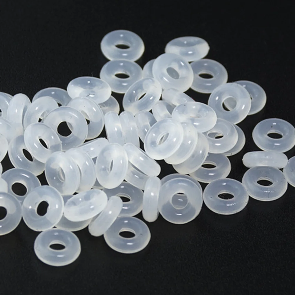 Articmelhor-Limpar Rubber Anéis Rolhas, Use Alarmes, Clip Lock Spacer, 80pcs