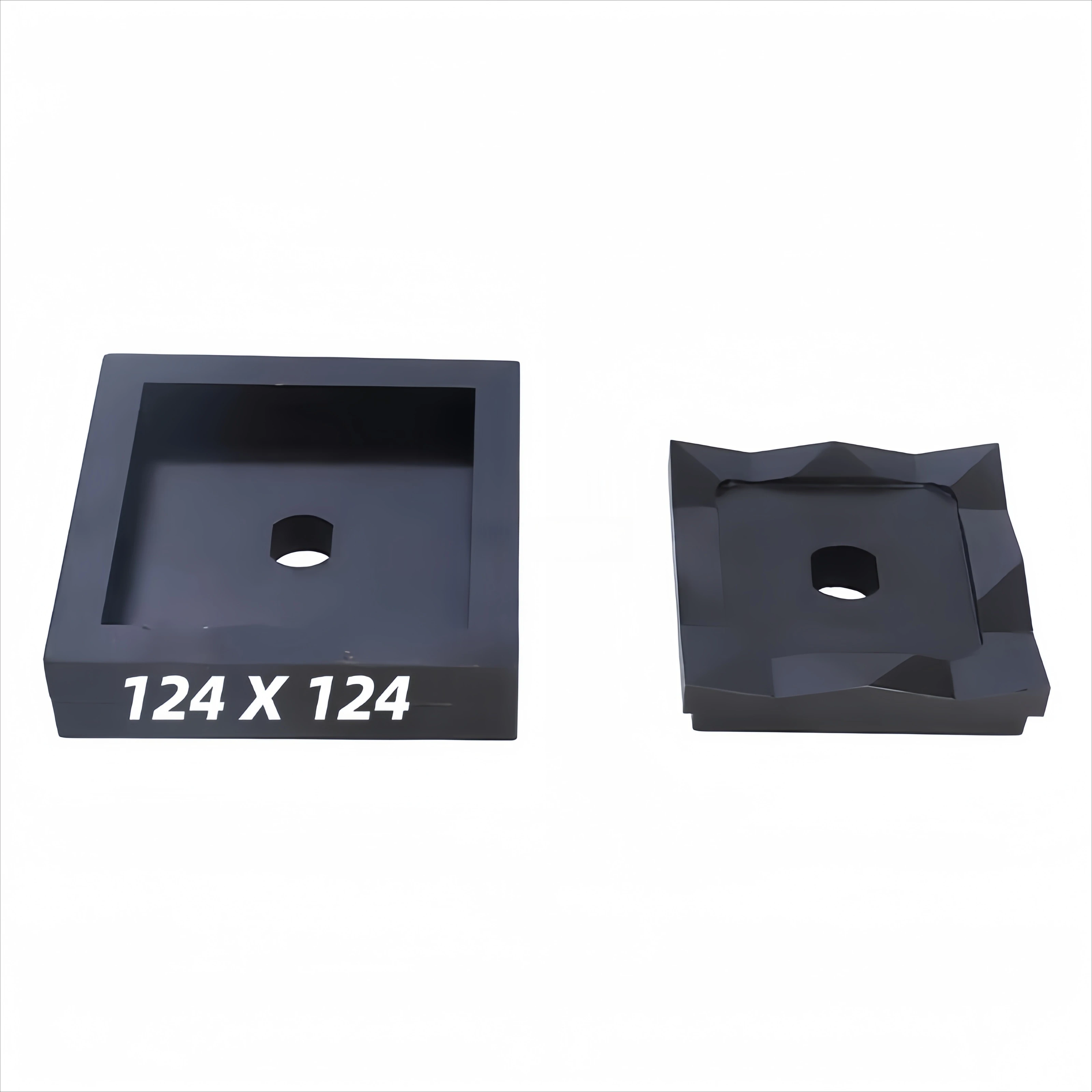 تخصيص 124X124 مللي متر التدريب الهيدروليكي ثقب مربع اللكم يموت قالب مستطيل قالب ألواح فولاذية حفار سائق الناخس أدوات