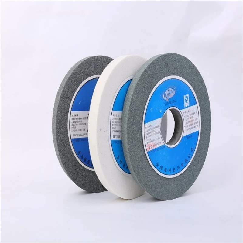 60075305 Grinding Wheel For Grinder Brown Alumina White Alumina Green Silicon Carbide Flat Abrasive Wheel