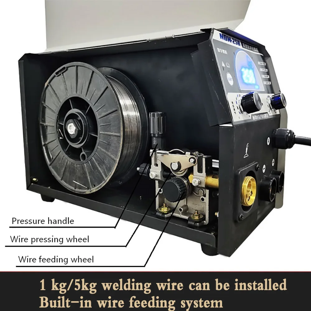 Máquina de soldadura do arco 3 em 1 soldador multifunction do inversor igbt nenhum gás máquina de soldadura do mig soldadores de alumínio do pulso de alta velocidade